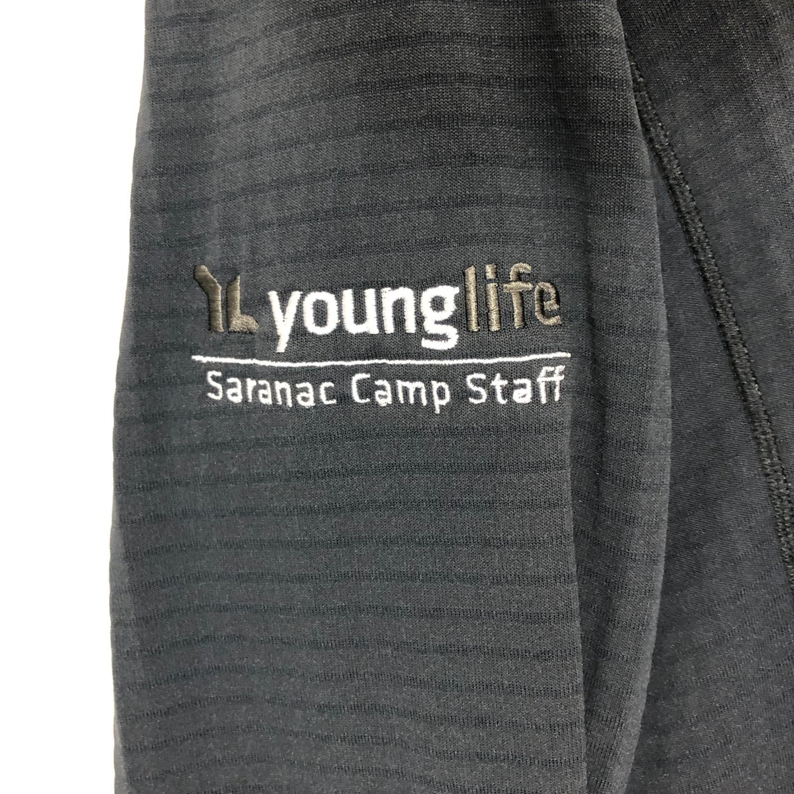 Patagonia Pullover YoungLife Camp Staff Quarter Zip Long Sleeve Men's Size Large 3