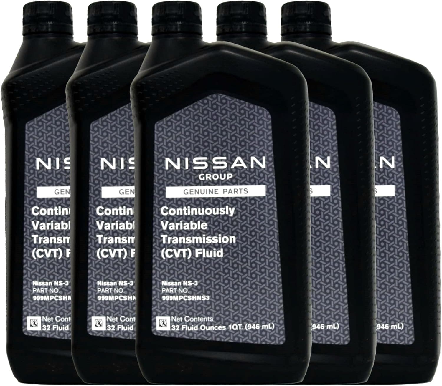 Nissan Genuine OEM CVT-3 Transmission Fluid 999MP-NS300P 5 Quarts Factory Pack 4