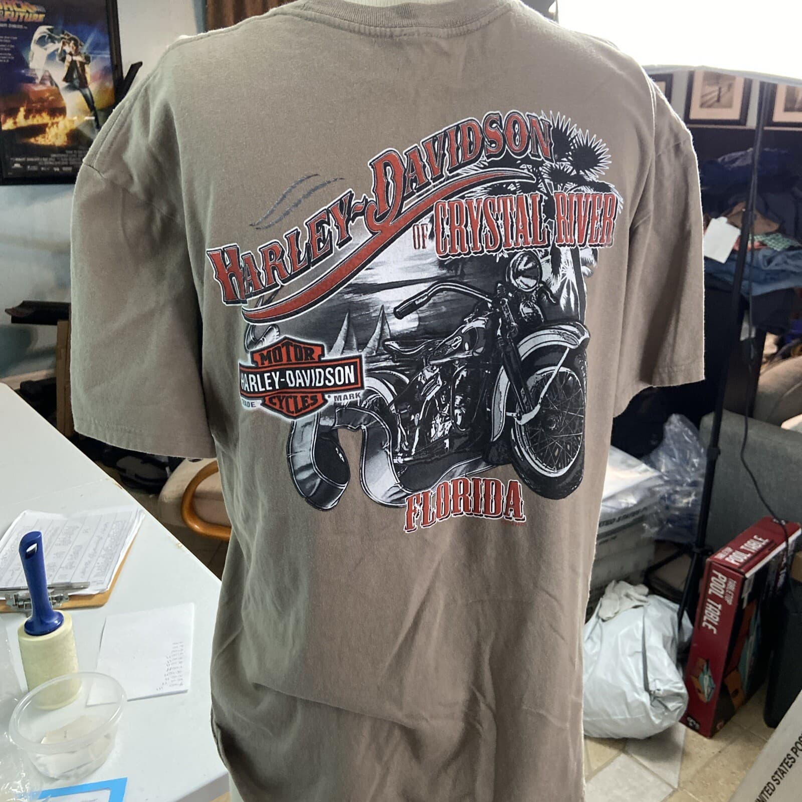 harley davidson mens T shirt Motorcycle Crystal River Florida 2