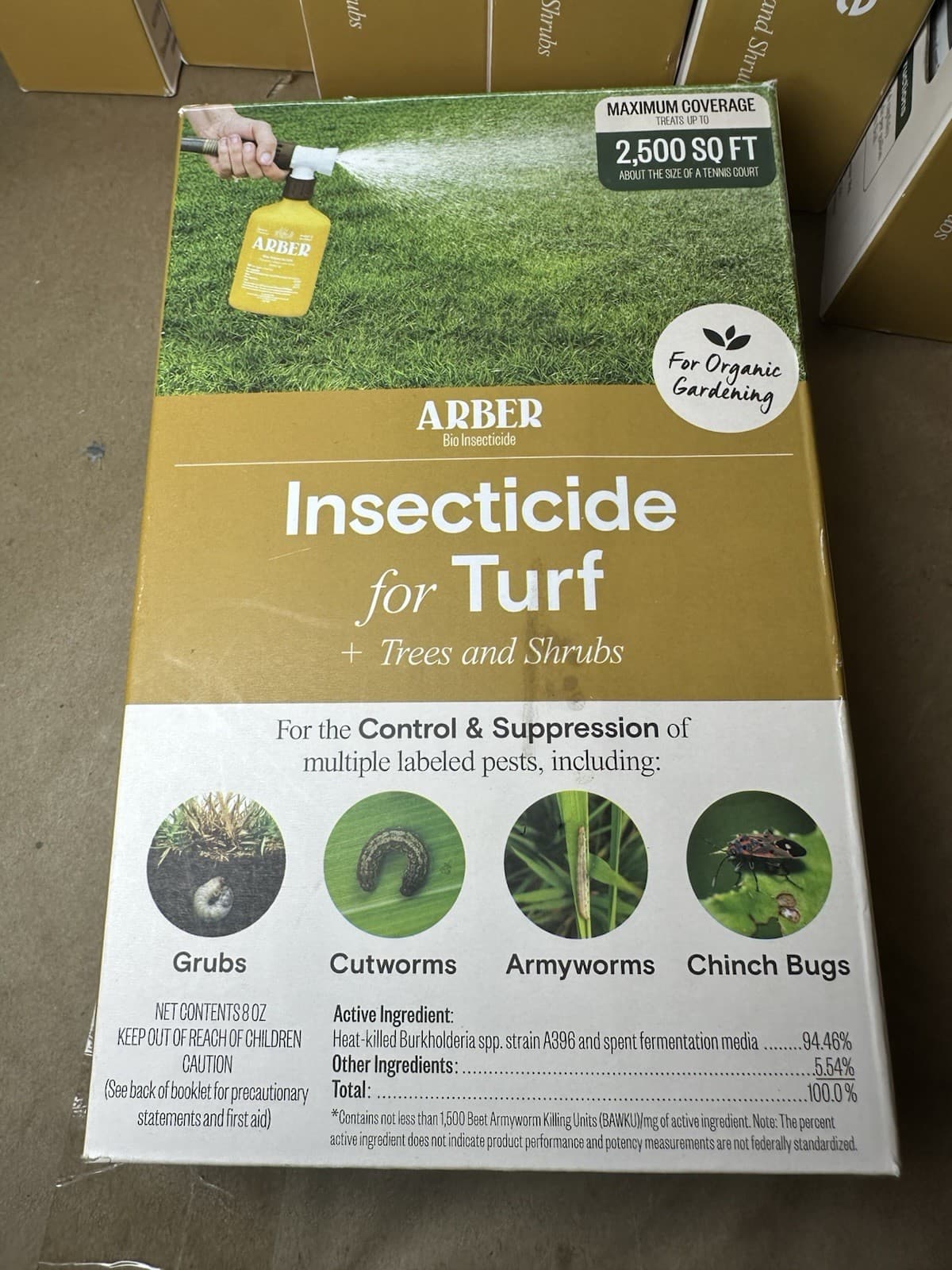 7 X Arber Organic Lawn Tree And Shrub Insecticide Ready To Spray Fertilizer New 2