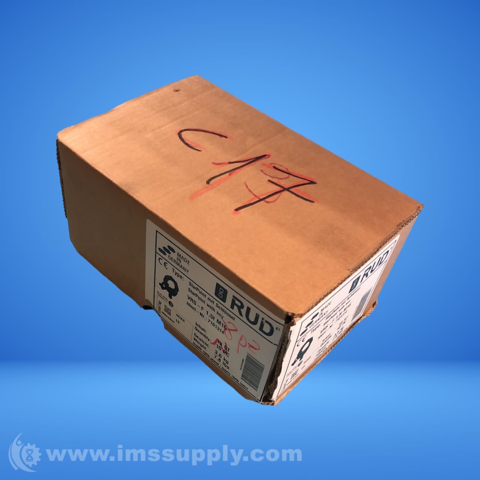 RUD VRS-F1,5tM16 Box of 10 Hoist Rings 0716 4