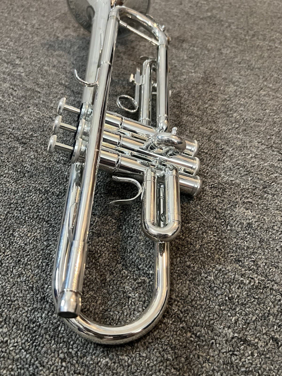 JEAN PAUL TR-430-10211 SILVER PLATE INTERMEDIATE TRUMPET W/ CASE 6