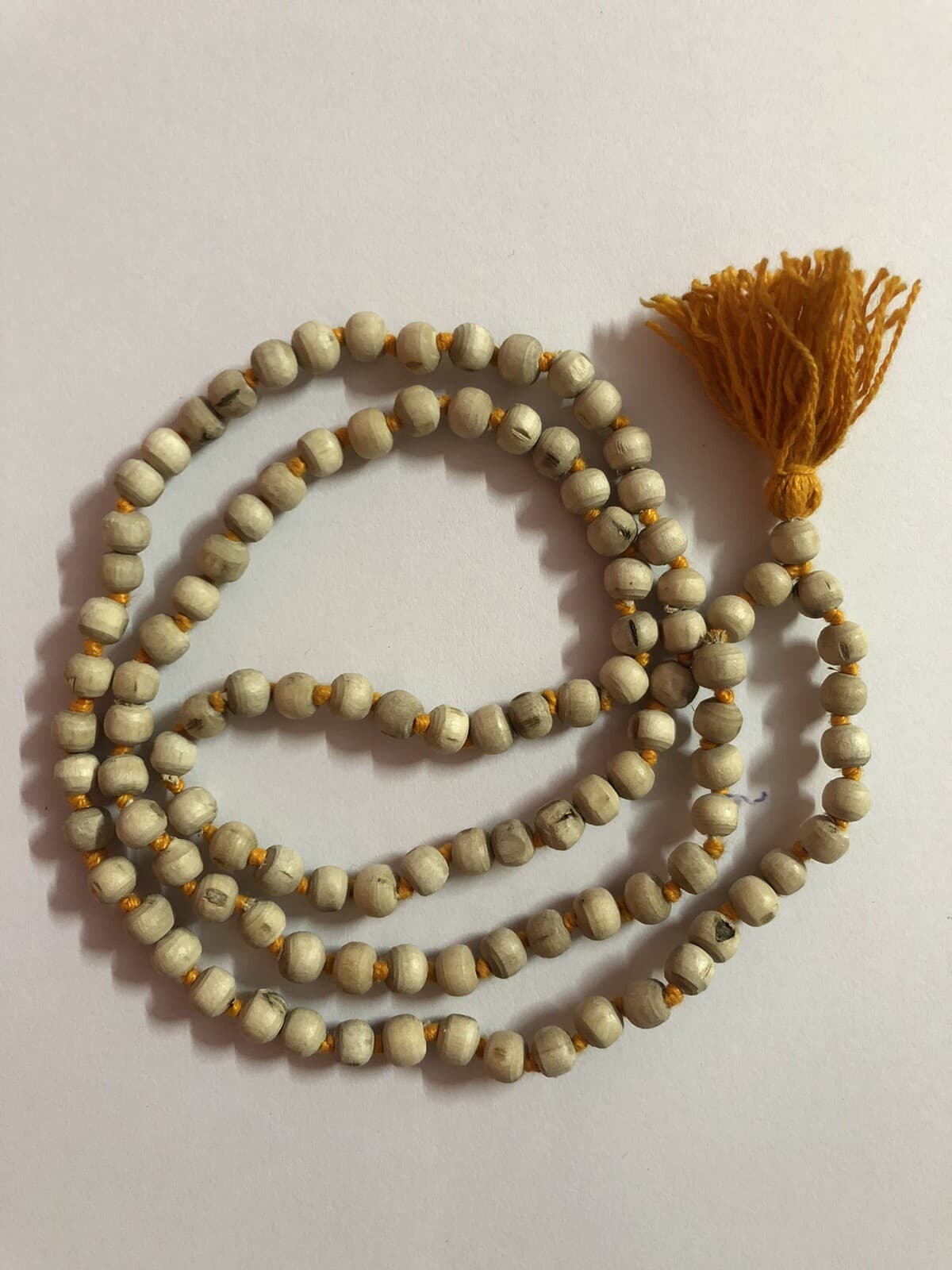 LAB Certified TULSI TULASI VAISHNAV ISKCON Japa Mala ROSARY 108+1 Bead Prayer 5