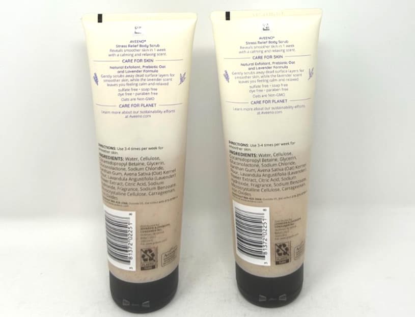 AVEENO Stress Relief Lavender Body Scrub, 8 oz, (2 PACK) 2
