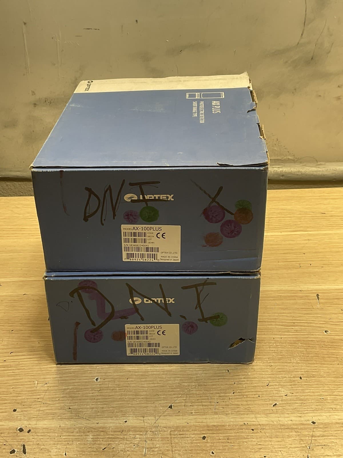 OPTEX AX-100 PLUS PHOTOELECTRIC DETECTOR/NEW/JUA2958 4