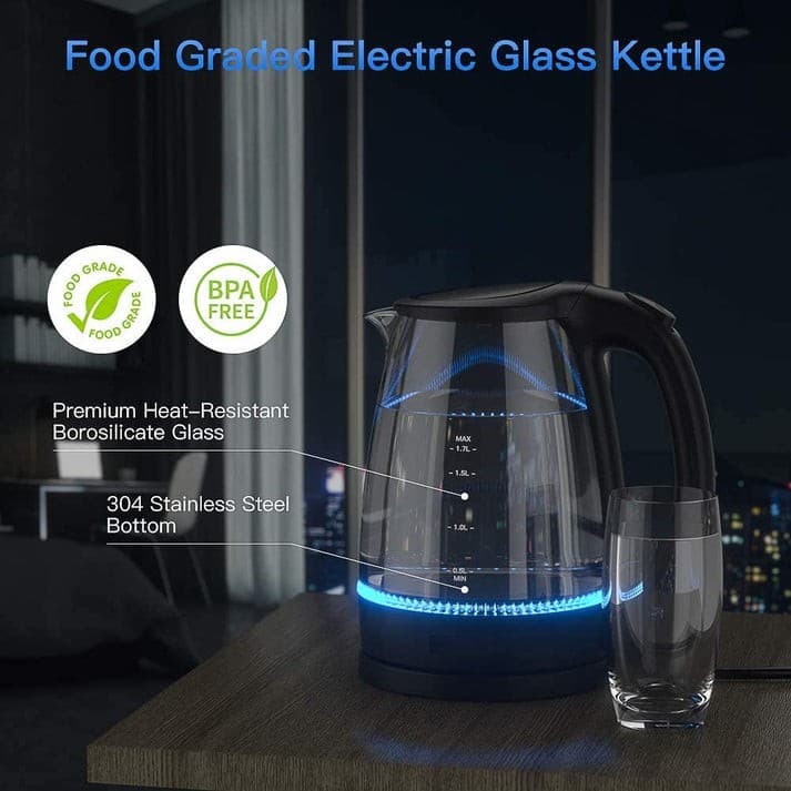 Enlite Fast Boiling Electric Glass Kettle 3