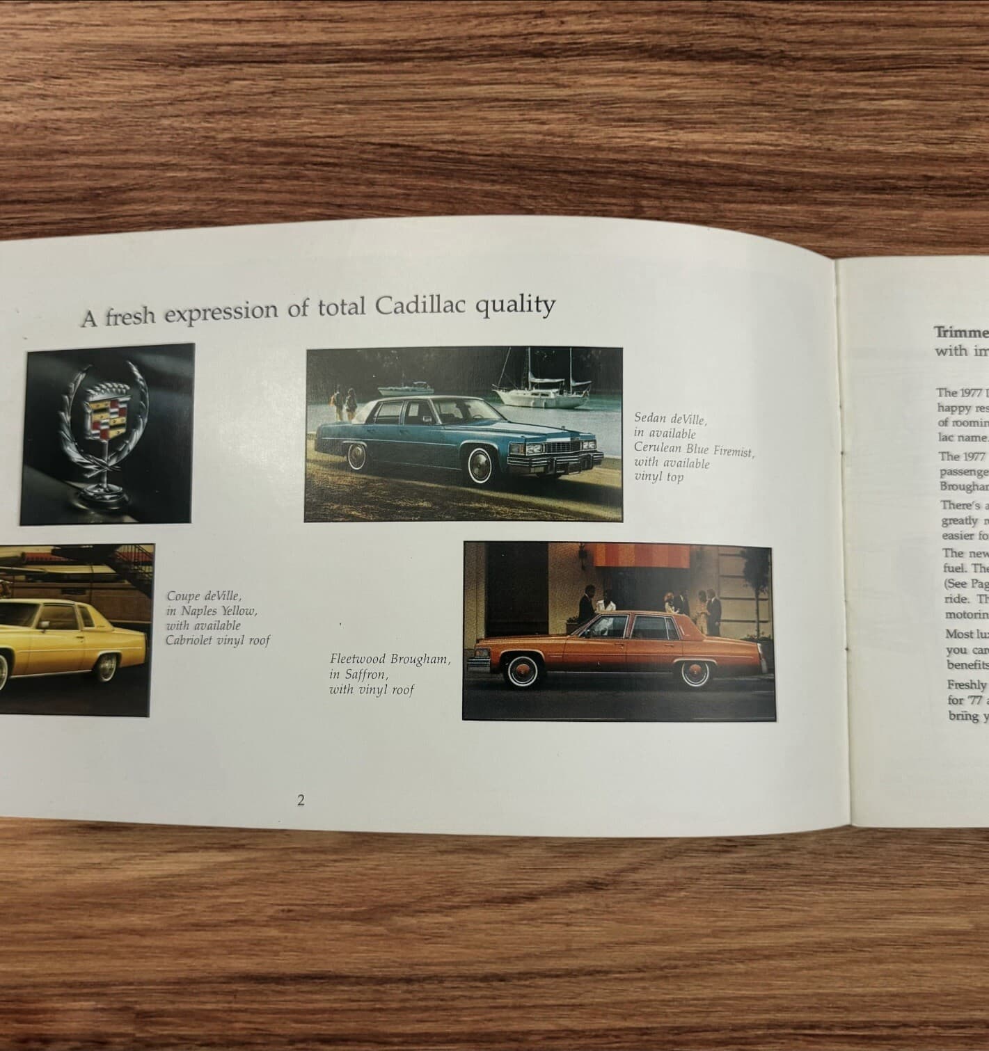 1977 Cadillac Dealership Sales Brochure Original 15 Pages 3