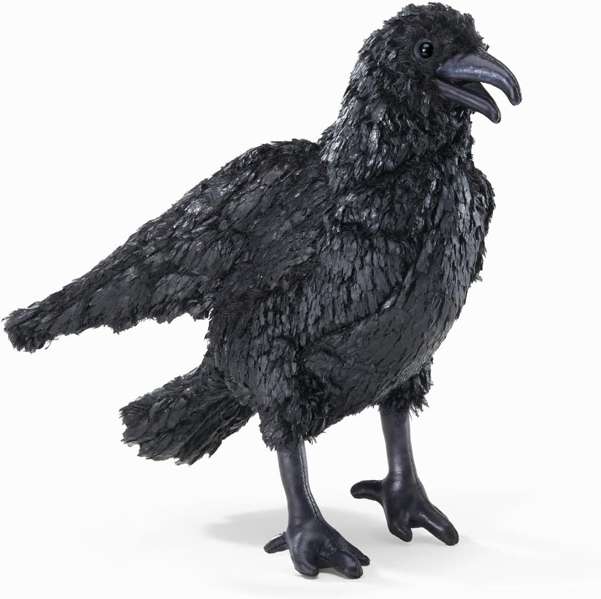 Folkmanis Crow Hand Puppet, 11"
