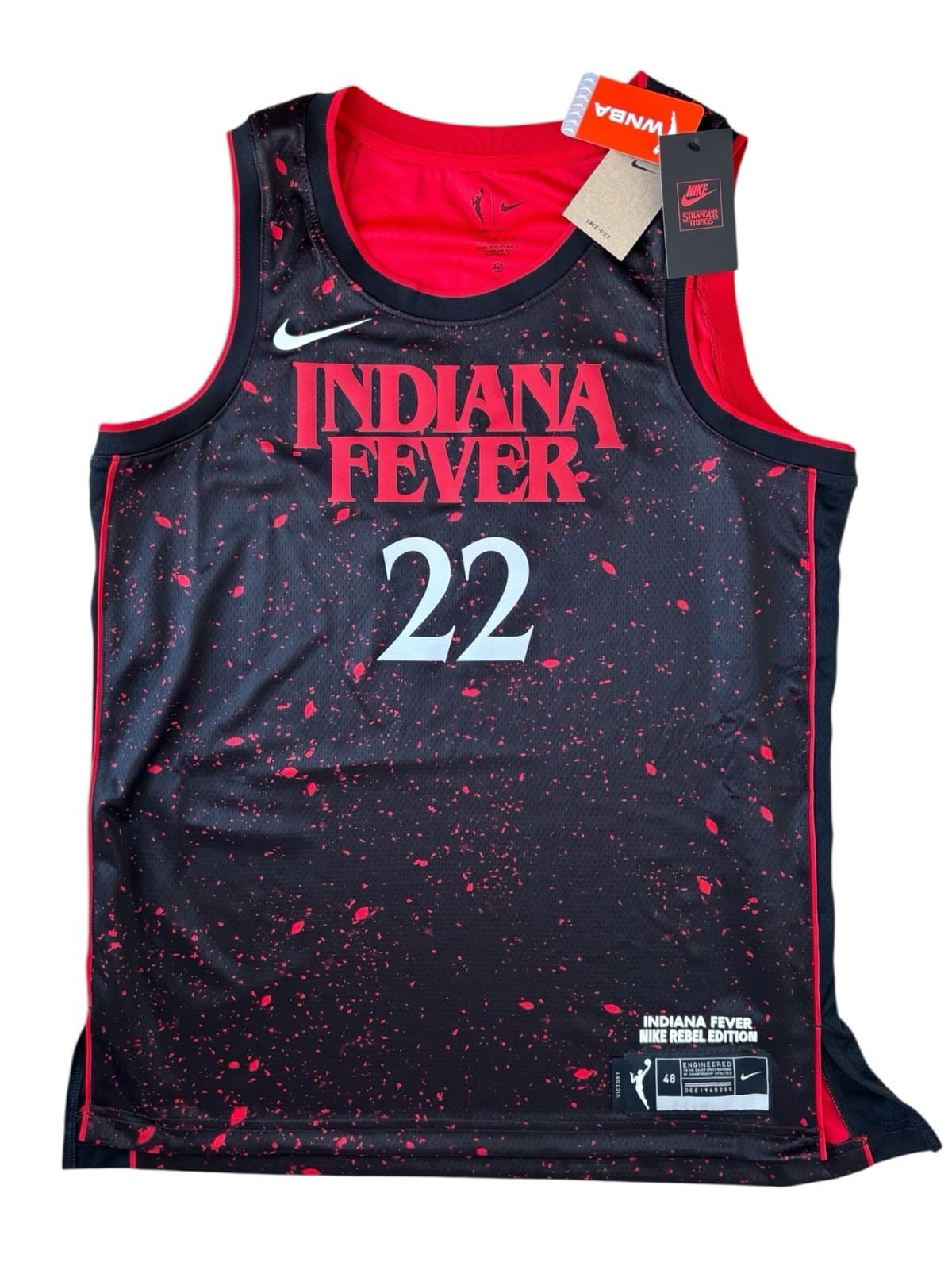 Caitlin Clark Signed 2025 Nike Authentic Rebel Stranger Things Jersey PSA AUTO 5