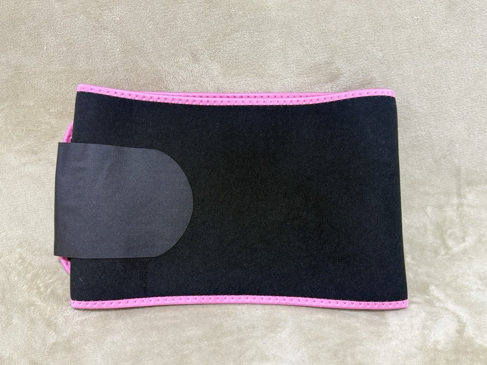 Sweet Sweat Waist Trimmer Band Women Men Trainer Faja Belt Black Pink Size XL 2