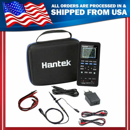 Hantek 2D42 Digital 3 in 1 Handheld Oscilloscope+Waveform Generator+Multimeter