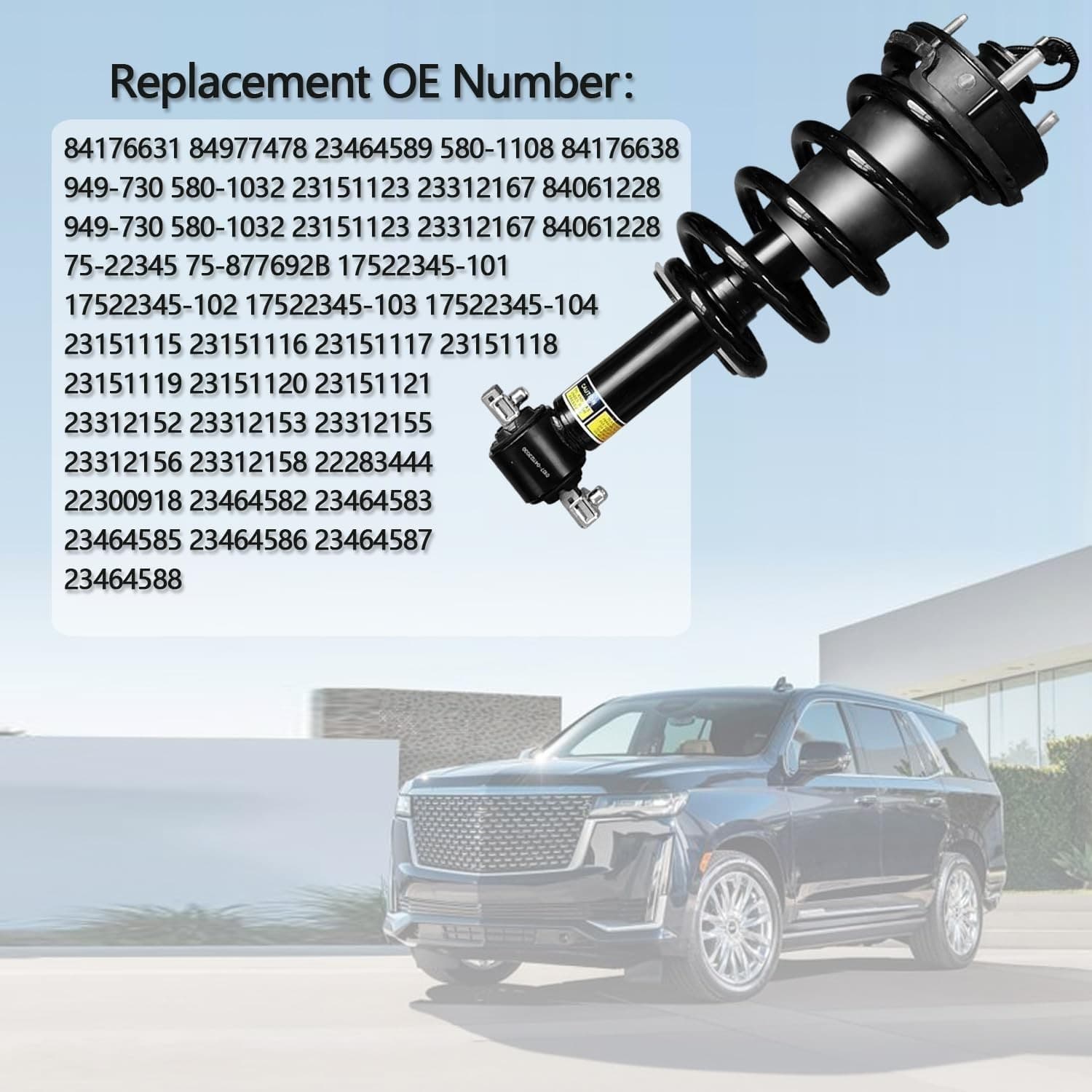 OEM Pair Front Shock Struts Assys Fit 2015-20 Escalade Yukon MagneRide 84176631 3