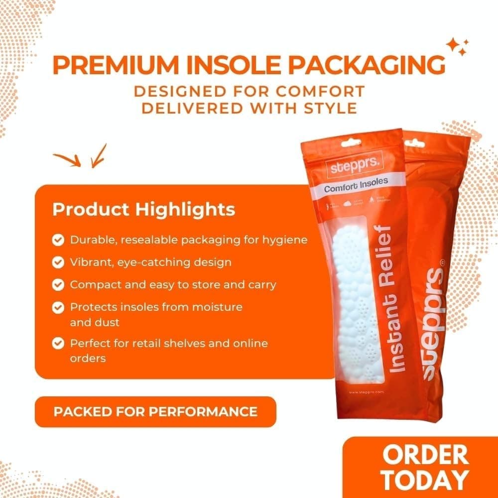 Original Stepprs Comfort Shoe Insoles Steppers Cloud Soles for Men Women (Gray) 3