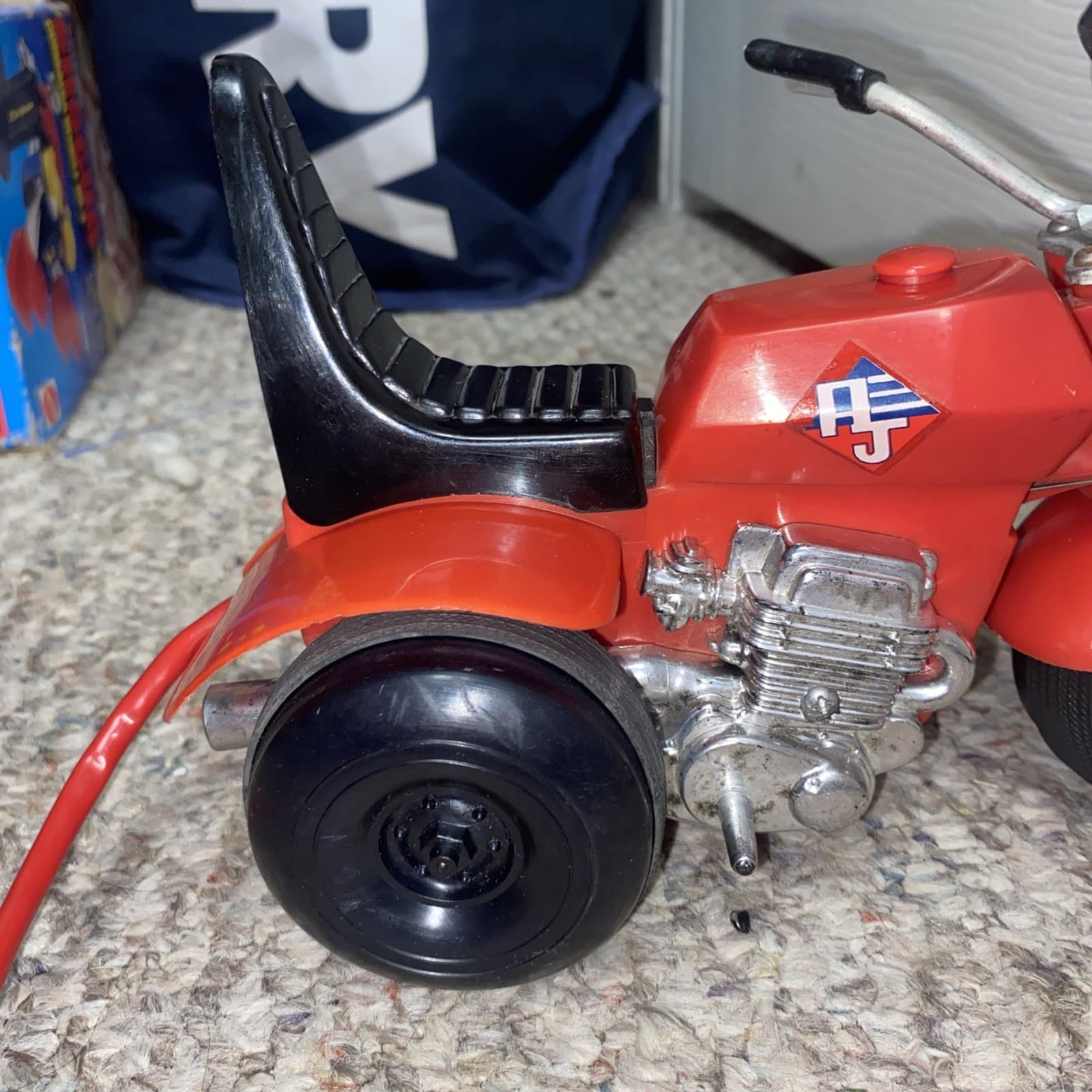 Vintage Action Jackson Scramble Cycle R/C MEGO 3 Wheeler ATC ATV Trike WORKS! 3