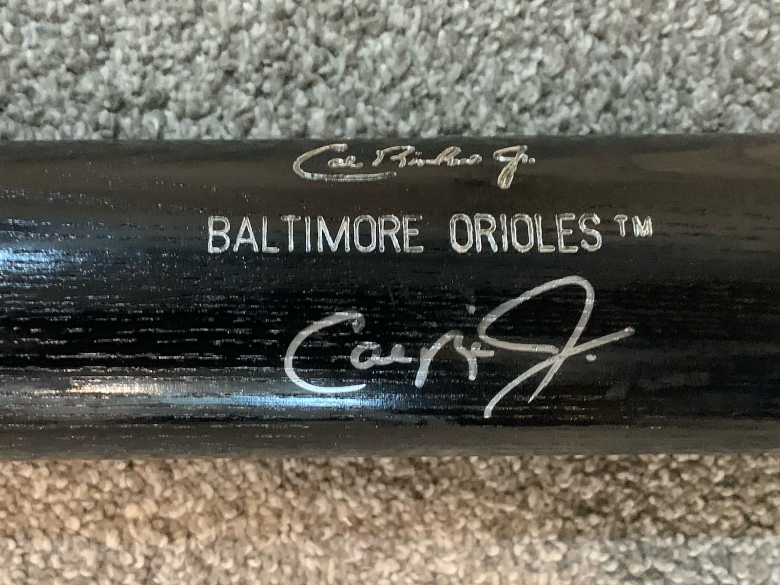 Cal Ripken Jr. Signed P72 Louisville Slugger Retirement Farewell Bat MLB Holo