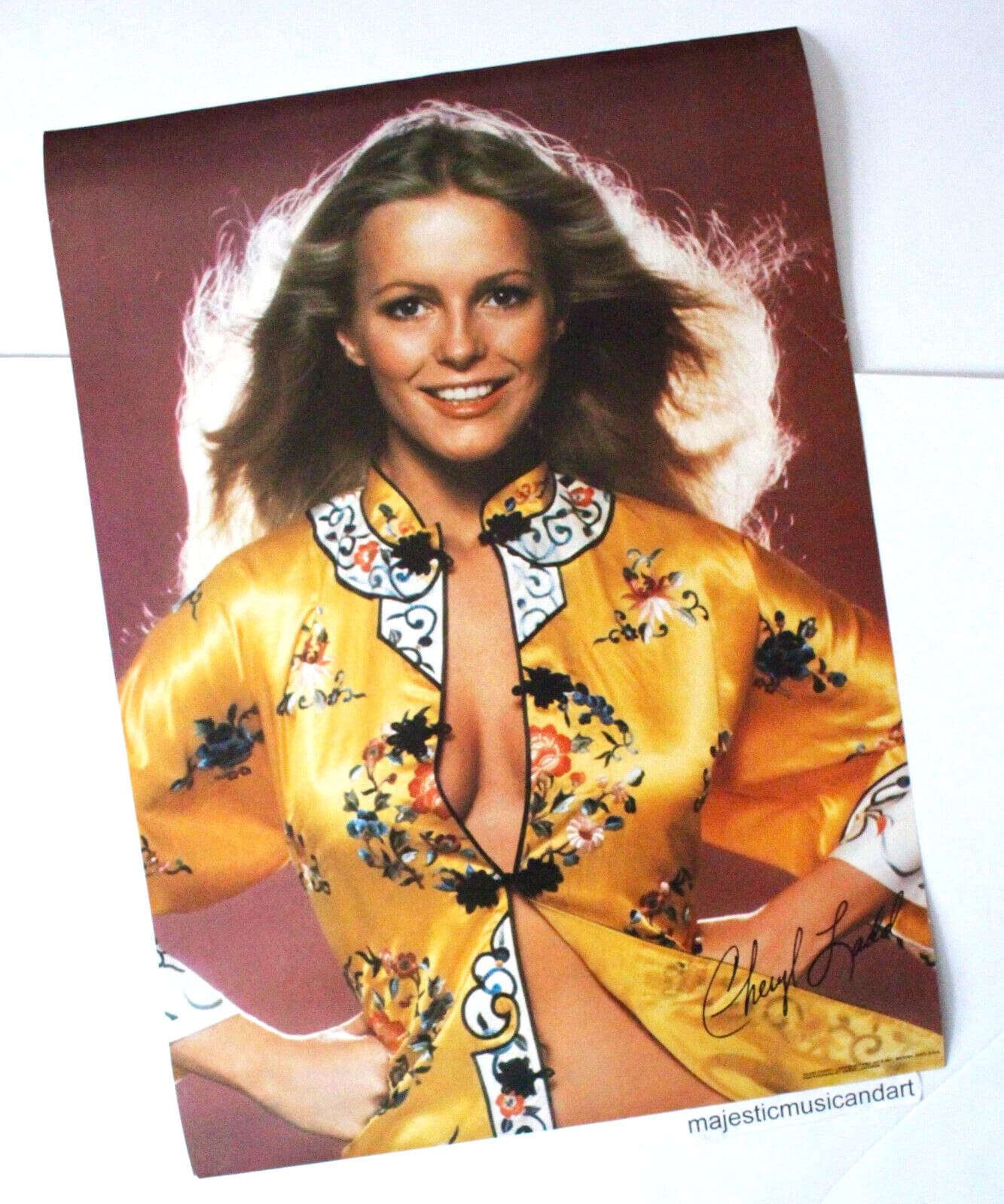 BEAUTIFUL 1977 ORIGINAL CHERYL LADD POSTER VINTAGE CHARLIE'S ANGELES 5