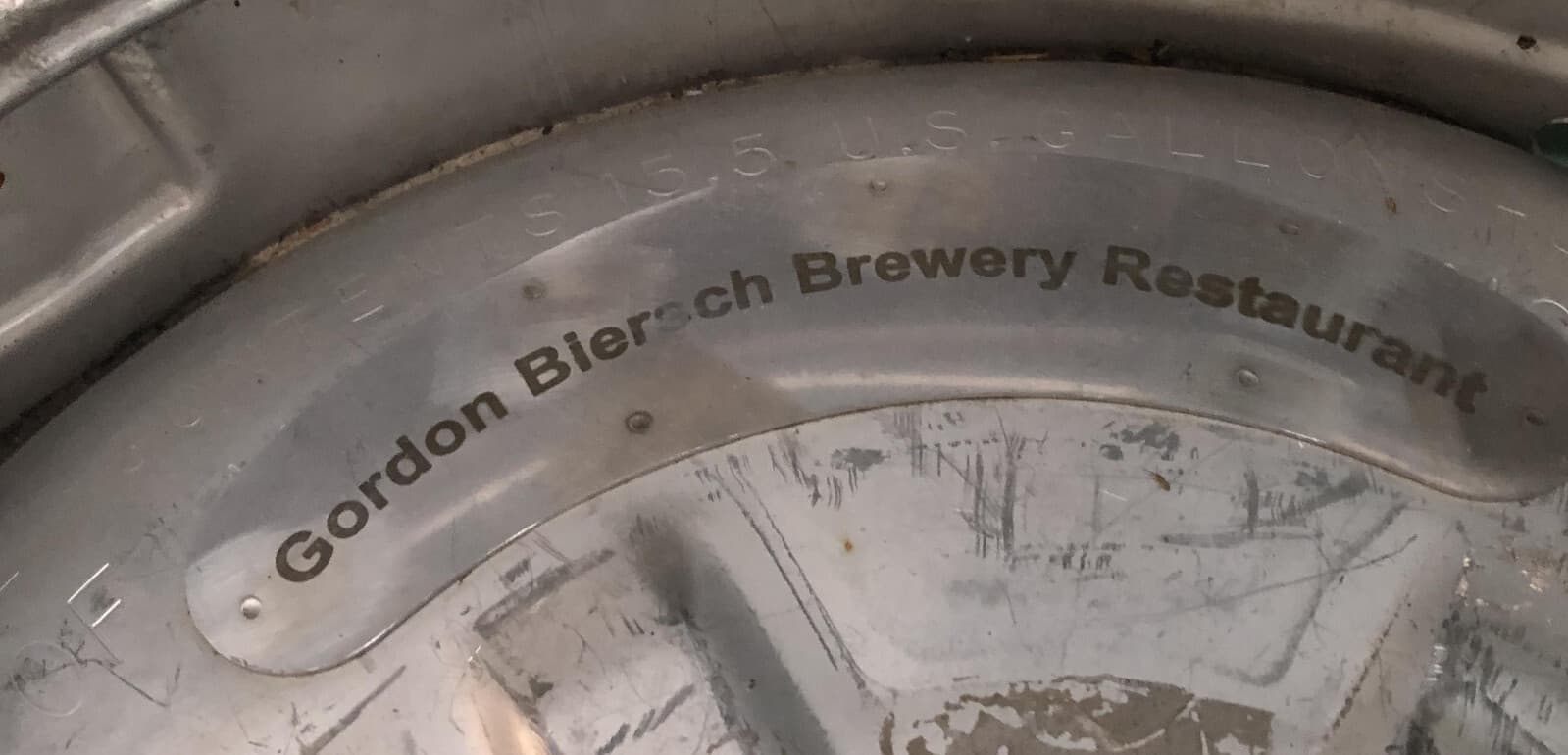 Half Barrel 15.5 Gallon Beer Keg can stainless steel empty Gordon Biersch corny 3