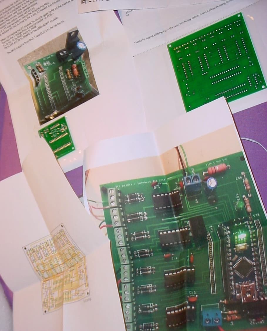 Lot: DCC DIGITAL PCB &  Wires Buttons - / for HO Electric TRAIN Set 5