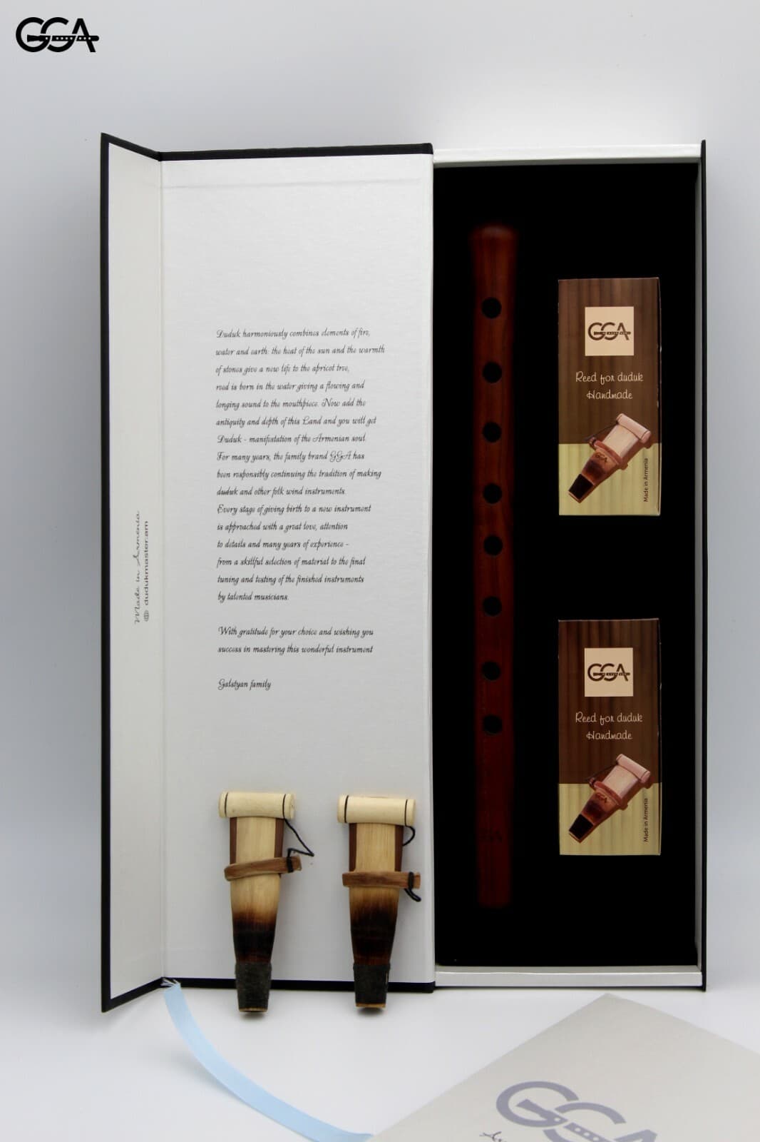 Professional Armenian A key duduk 2 reeds Special box master Galstyan GGA  4