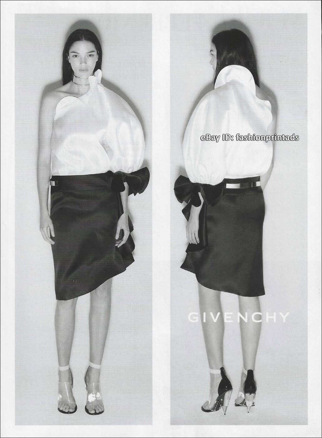 GIVENCHY 1-Page PRINT AD Spring 2013 Mariacarla Boscono MERT & MARCUS
