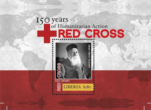 Liberia 2013 - RED CROSS - Souvenir Stamp Sheet - Scott #2881 - MNH