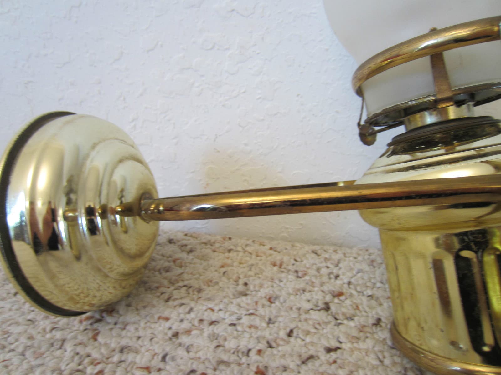 MARITIME, BRASS  REPLICA SHIP'S CABIN LANTERN 2