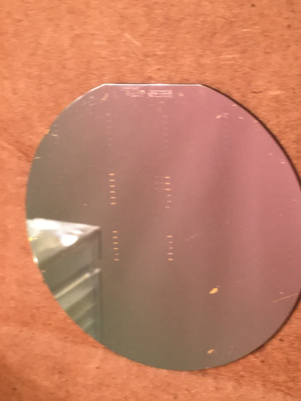 2" Silicon Wafer Unique Extremely Rare  RF NAND Vintage CPU Chip 4