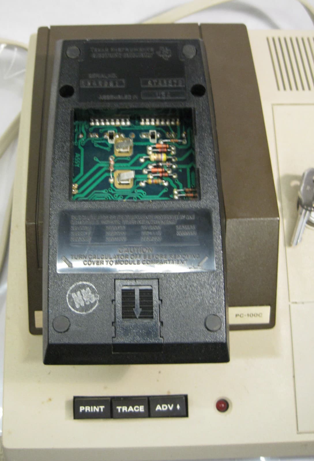 Texas Instruments Vintage TI Programmable 58 C Calculator & PC-100C Printer 4