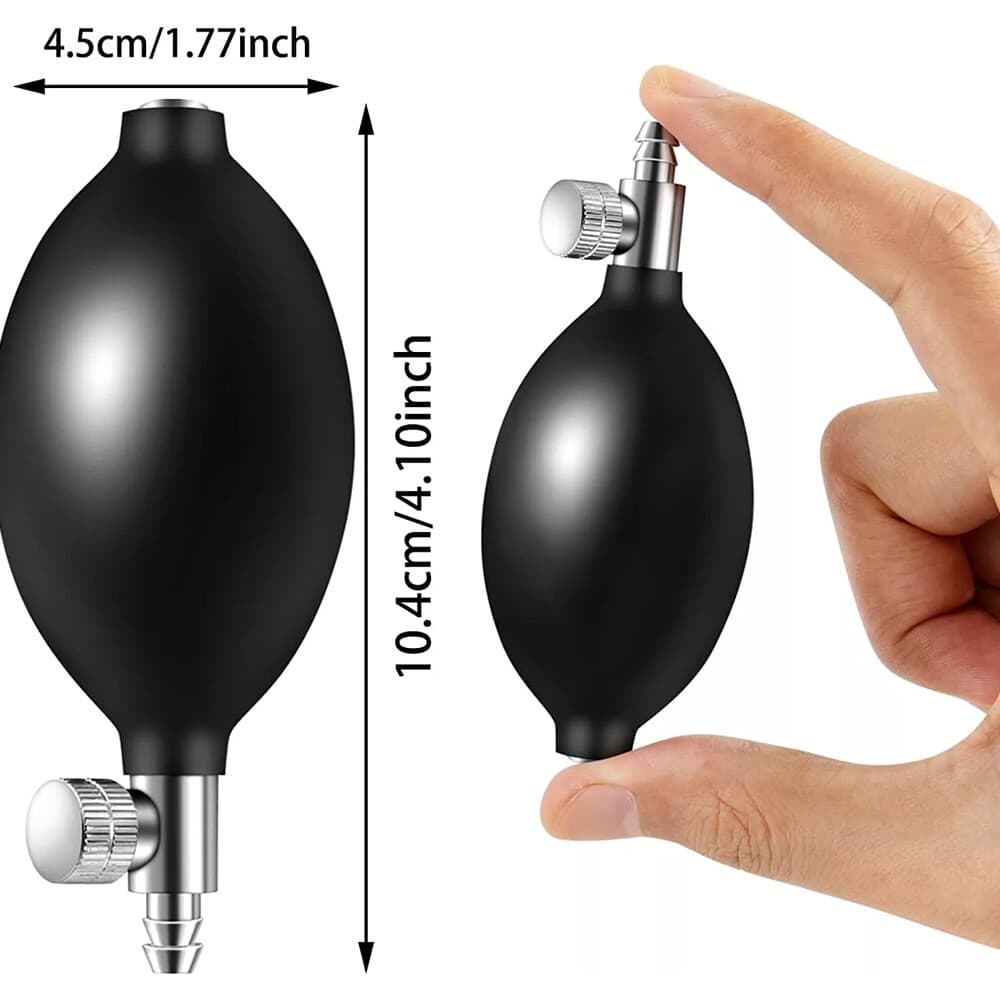 3Pcs Blood Pressure Latex Bulb Inflation Bulb Pump Hand Squeeze Bulb Air Valve 3