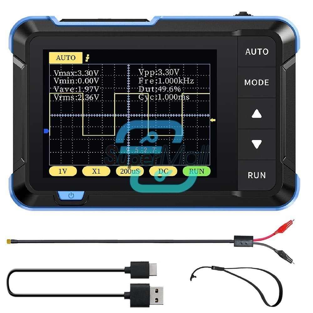 FNIRSI DSO152 Handheld Mini Oscilloscope Type-C Portable Digital Oscilloscope US 2