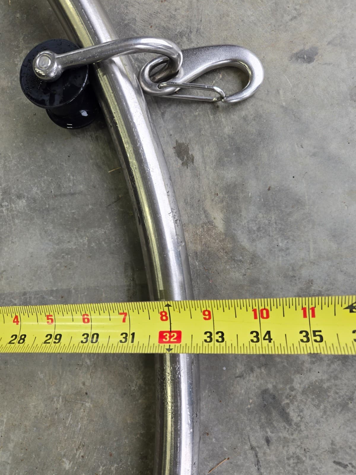 Turbo Swing boat tube tow bar 5