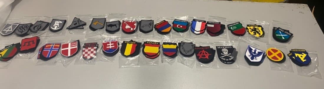 Patch with the symbols of the Order of Hospitallers. 3