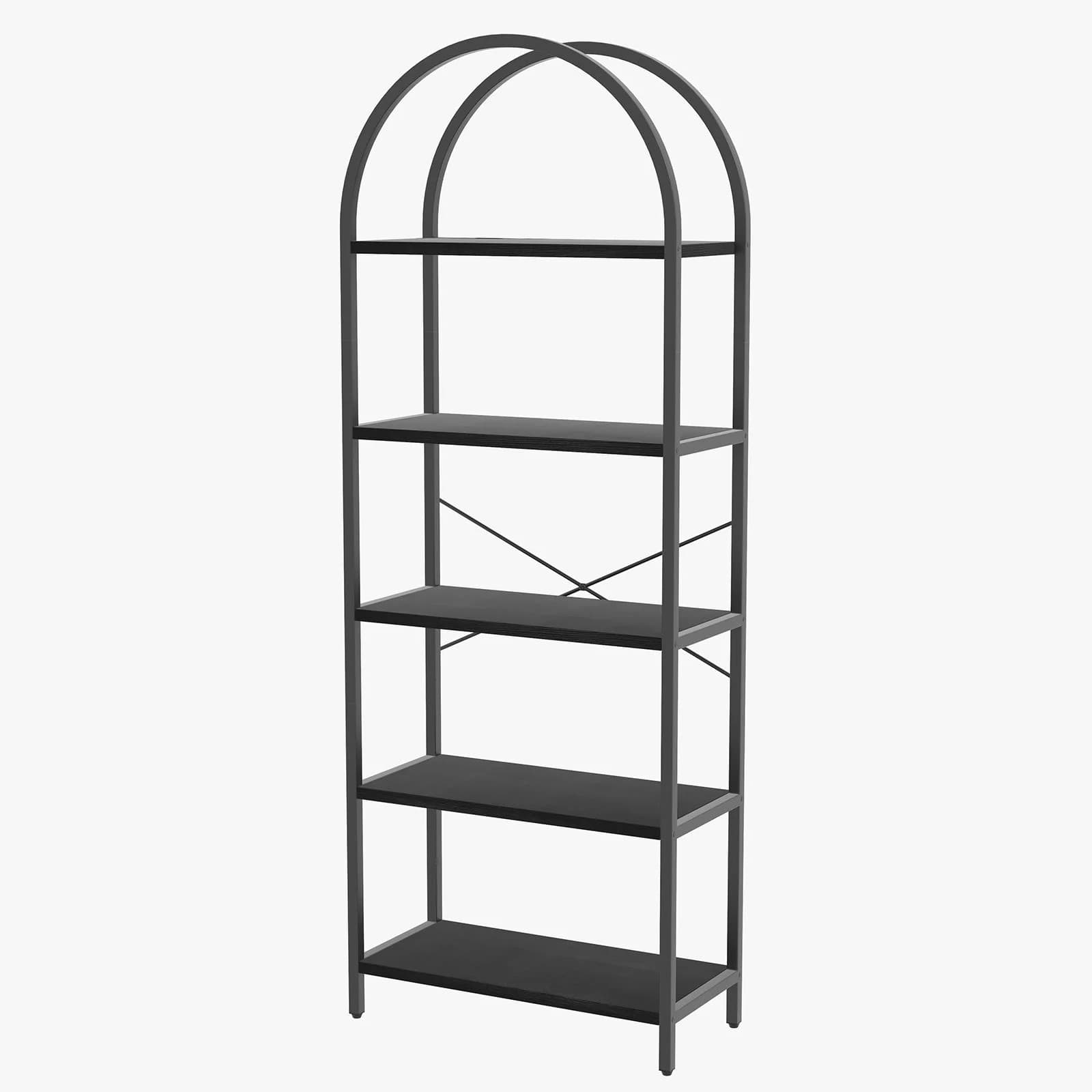 Modern 5-Tier Bookcase for Bedroom, Living Room 2