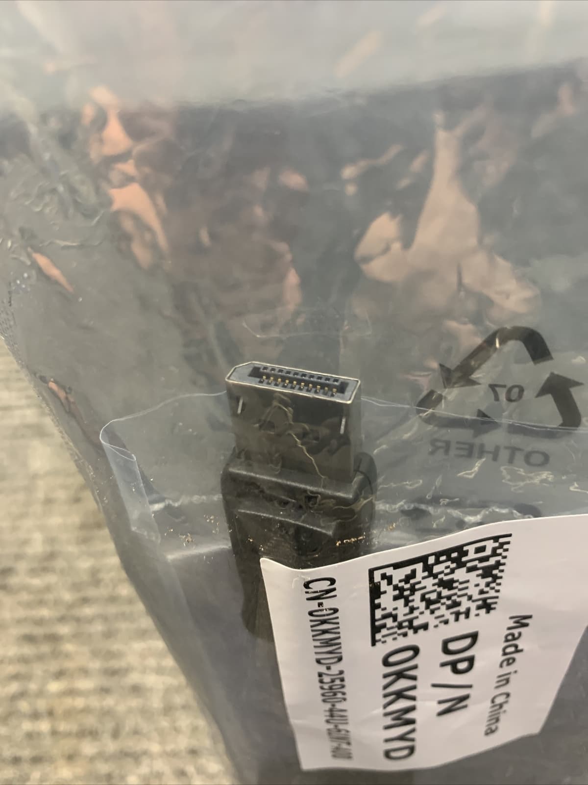 DisplayPort to DVI DP Adapter 0KKMYD DANARBC084 KKMYD Dell New  4