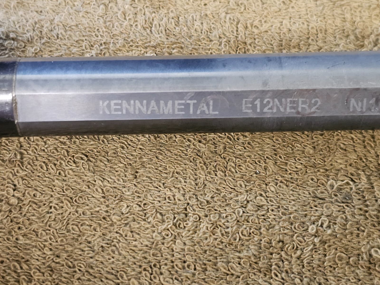 Kennametal 3/4 Boring Bar E12NER Turning 10" OAL Shank Indexable Carbide Coolant 5
