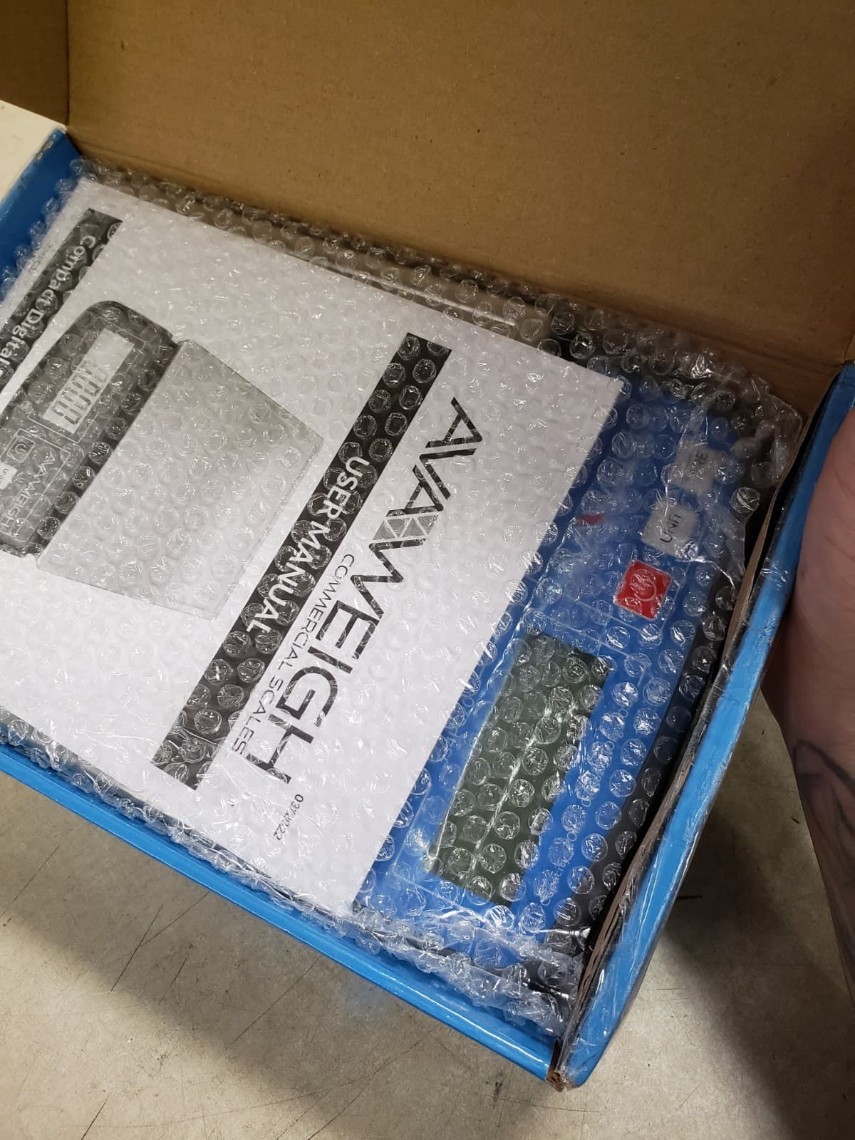 AvaTek 20 lb. Compact Digital Portion Control Scale 334PC20 3