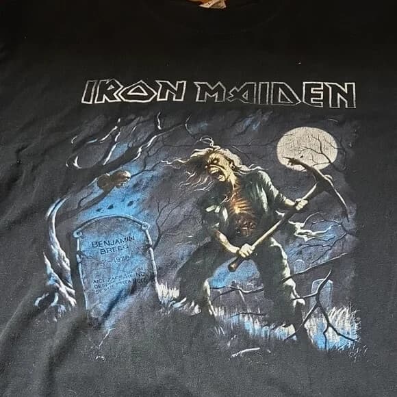 Vintage Iron Maiden 2006 Benjamin Breeg Concert Tee