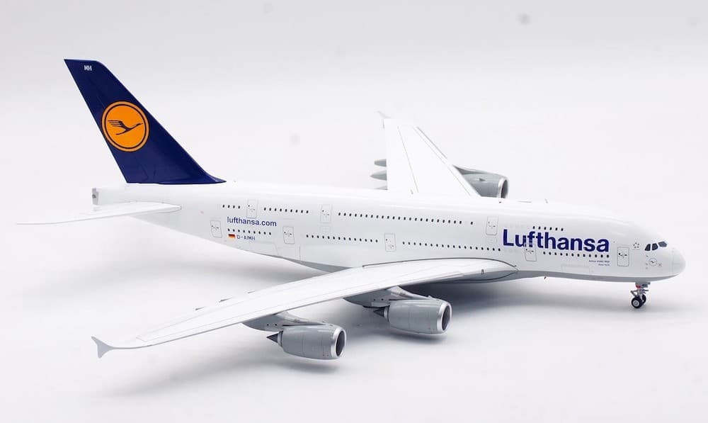 SQ Wings L2078 Lufthansa Airbus A380-800 New York D-AIMH Diecast 1/200 Jet Model 3