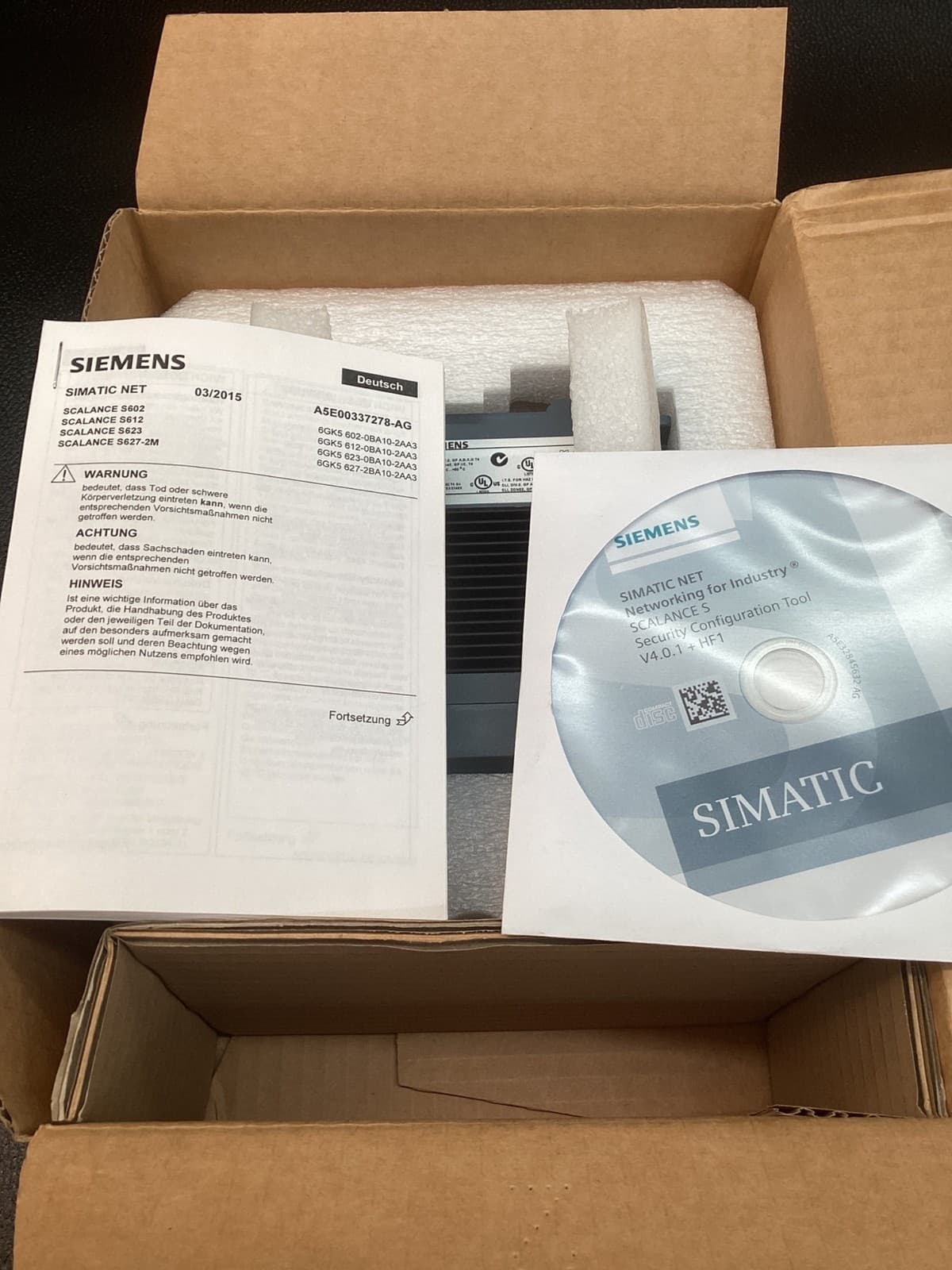 SIEMENS 6GK5602-0BA10-2AA3 SCALANCE NET Security Module NEW 4