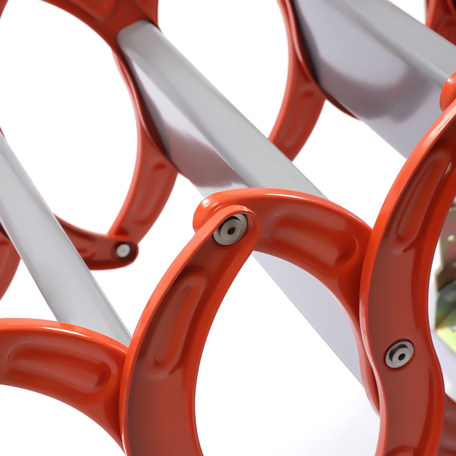 Folding Stairs Attic Ladder Wall-Mounted 12-Steps Retractable Wall Ladder HOT 6