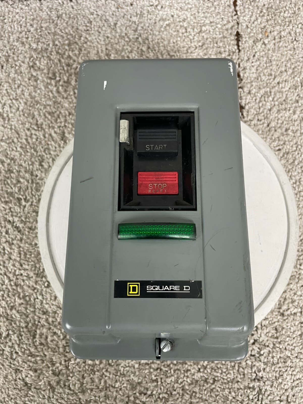 Square D 2510MBG1 Nema 1 Enclosure 600V Manual Motor Starter