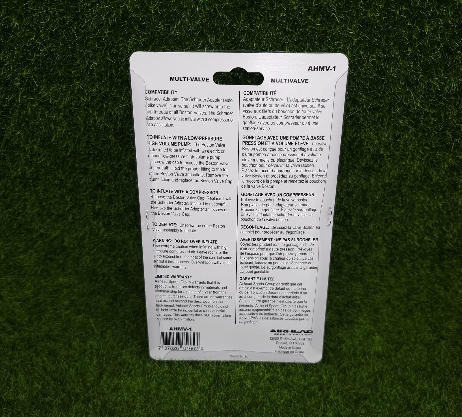 AirHead MultiValve Valve For Compressor Or Gas Station Inflation - AHMV-1 2