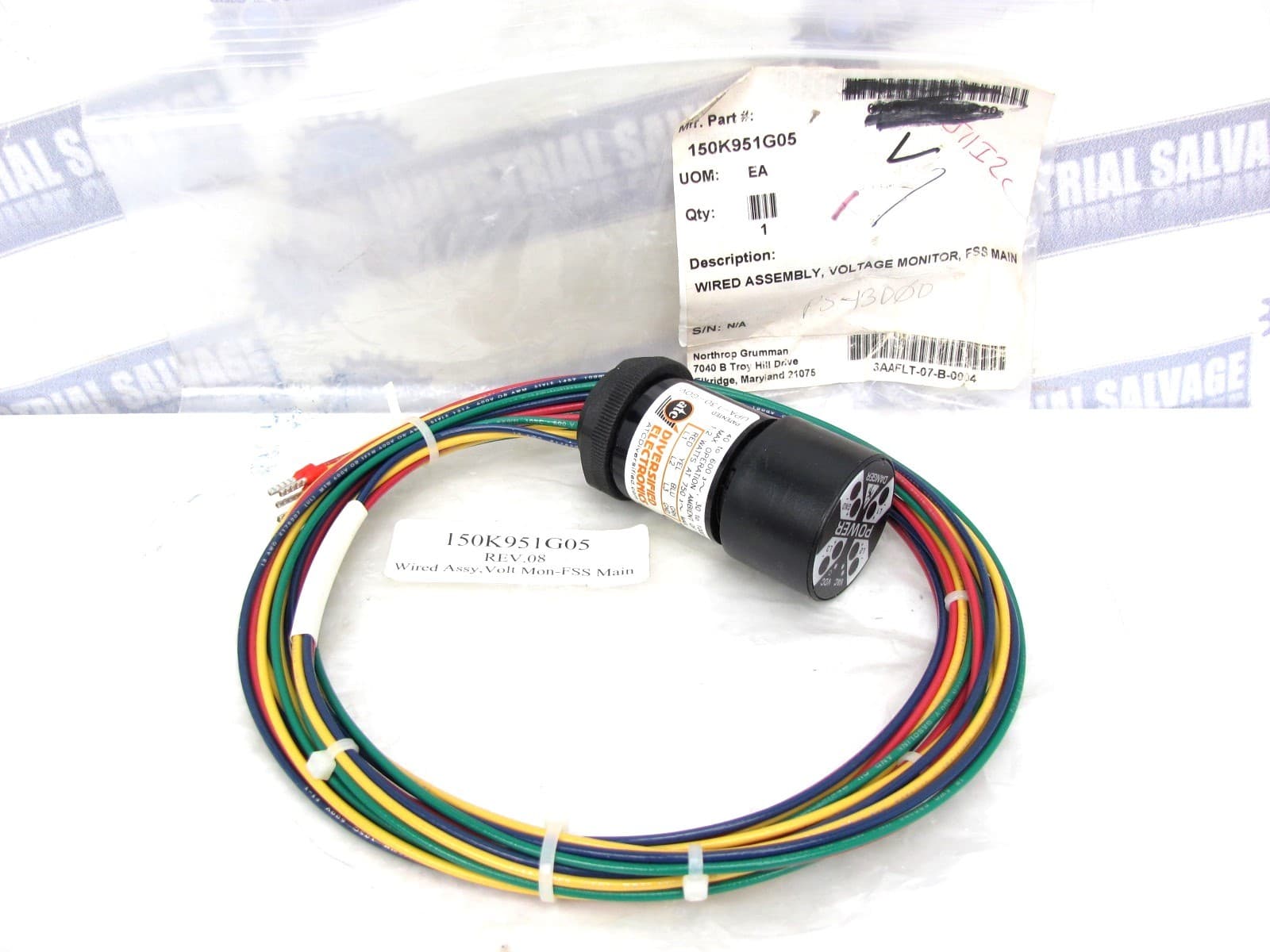 ATC Diversified - UPA-130-GOV - VOLTAGE MONITOR POWER ALERT - 1/3PH (NEW in BAG) 2