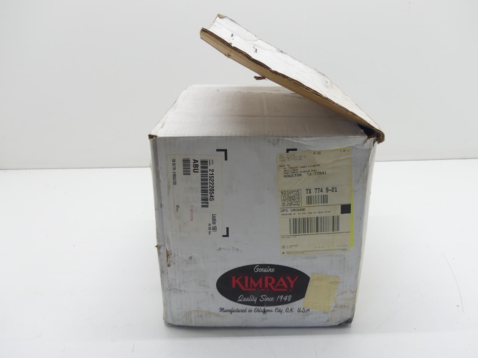 KIMRAY GAS REGULATOR MODEL: 230 SGT PR 2