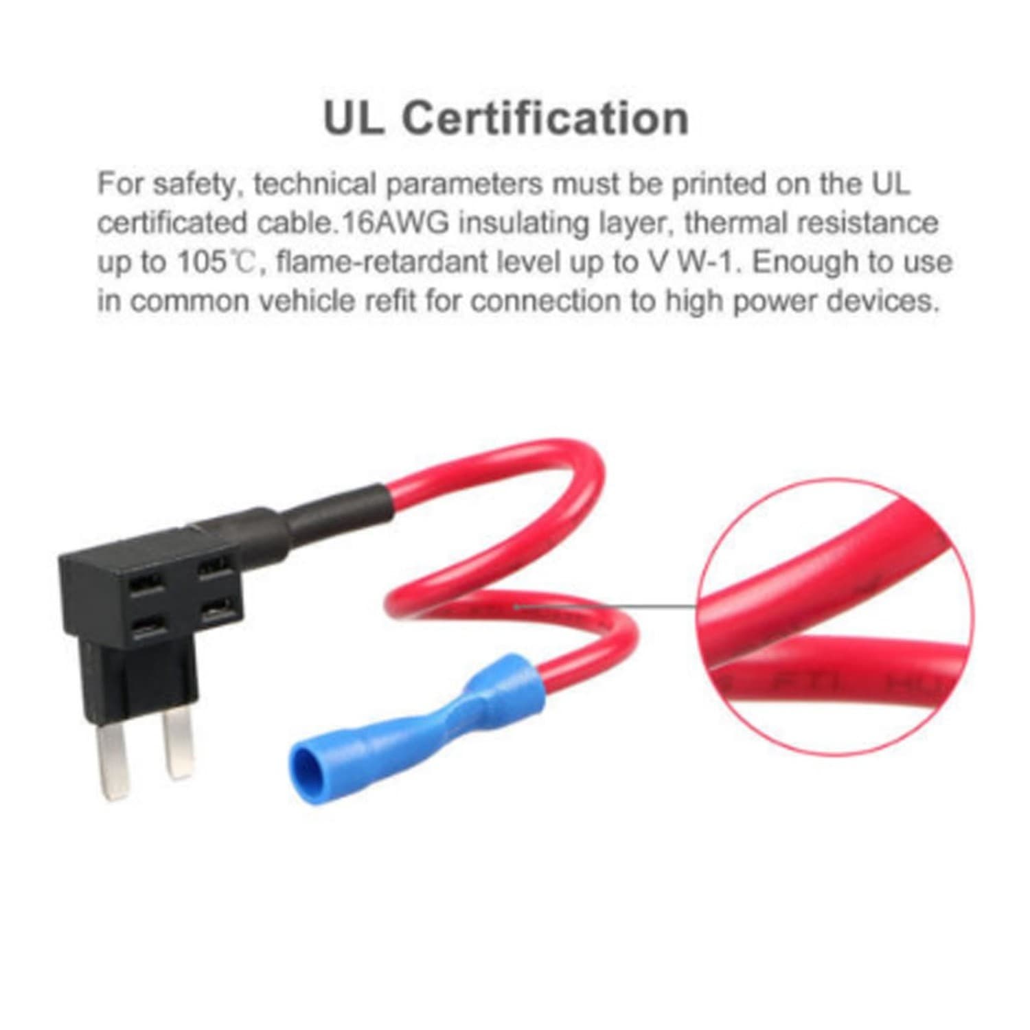 ZOOKOTO 12V Car Add-A-Circuit Fuse 10A TAP Adapter Small ATO ATT Blade Fuse H... 3