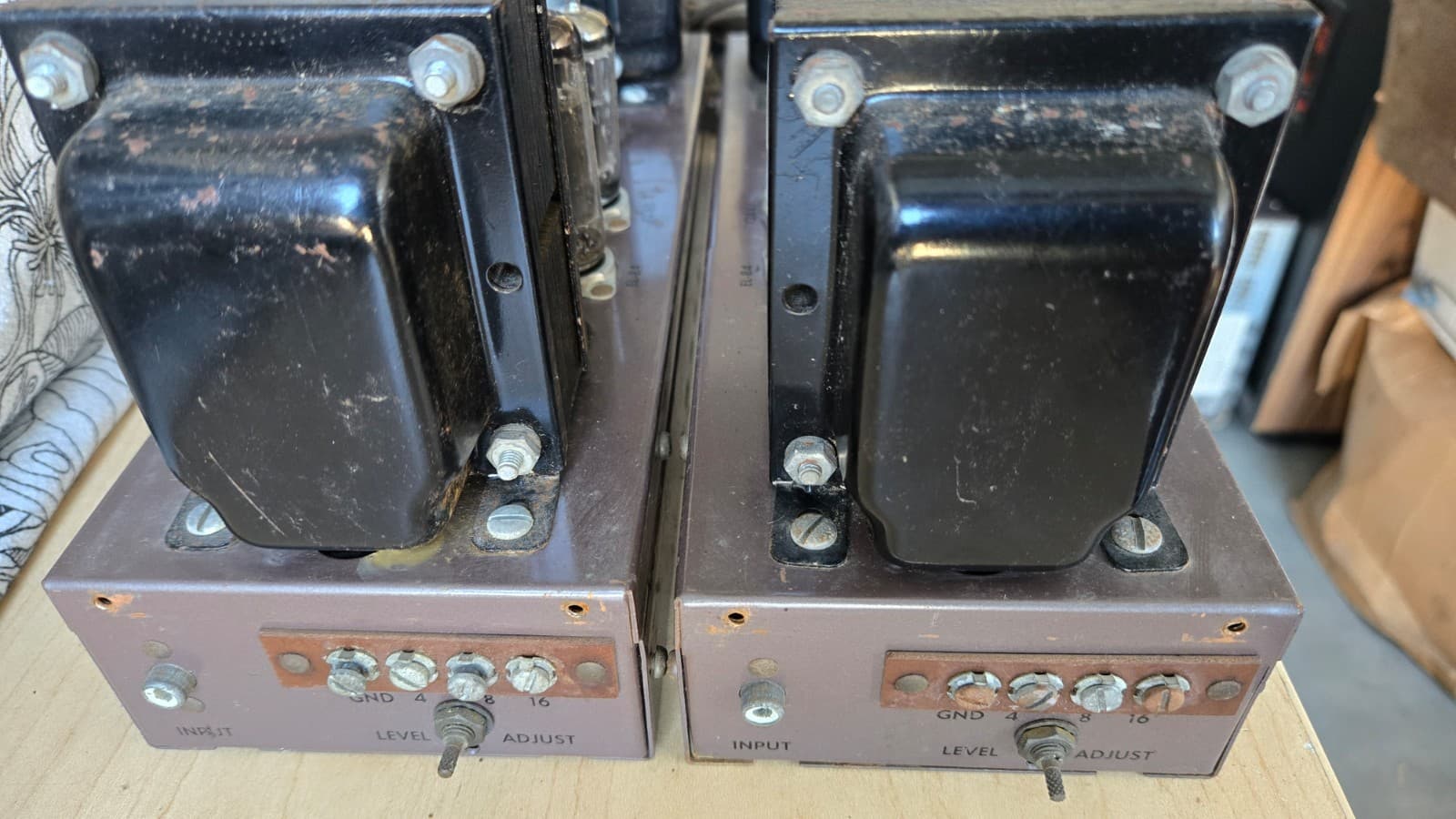 Pair (2) Fisher 20-A Mono Monoblock Tube Amplifier AS-IS Parts OR Repair 6