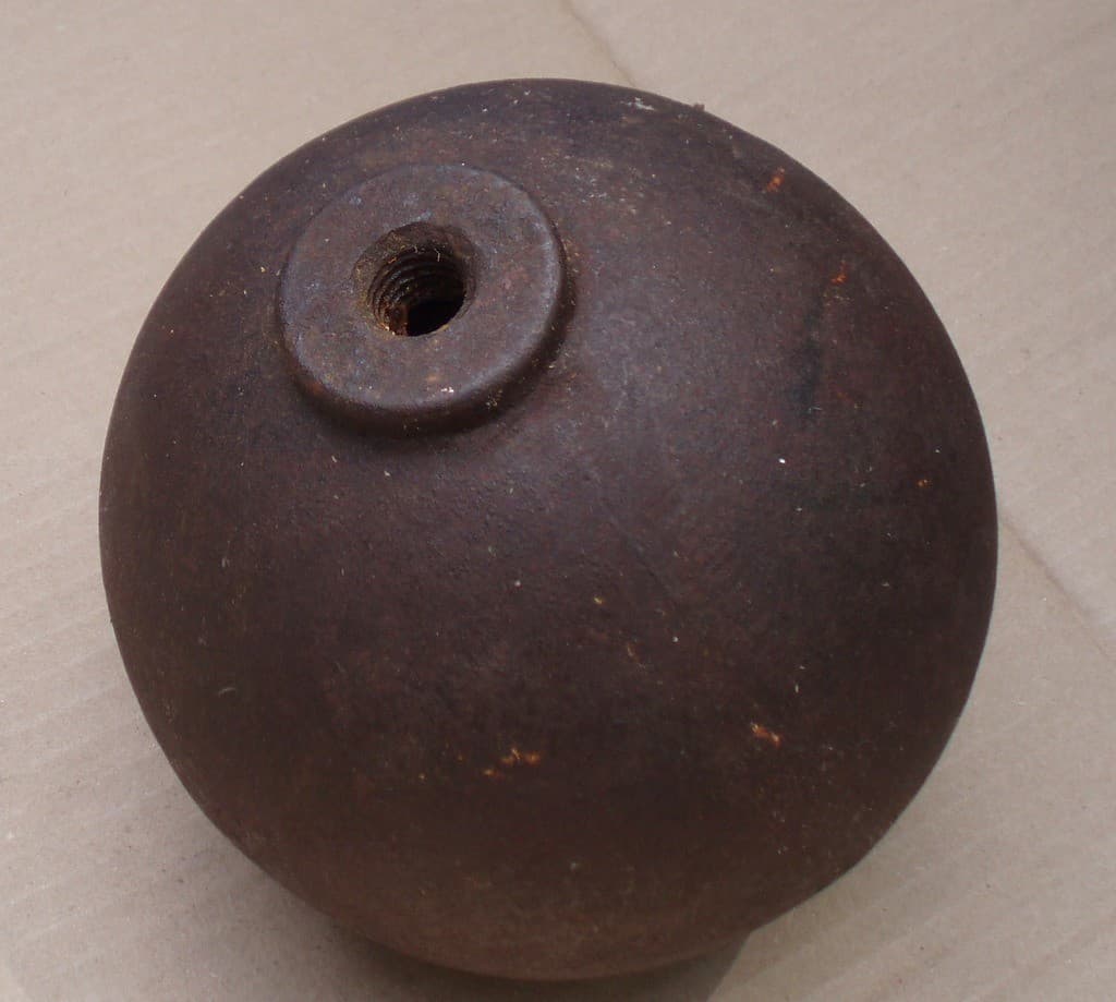 LARGE PRIMITIVE ANTIQUE VICTORIAN ERA CAST IRON 12 LB FINIAL OR HORSE TETHER 5