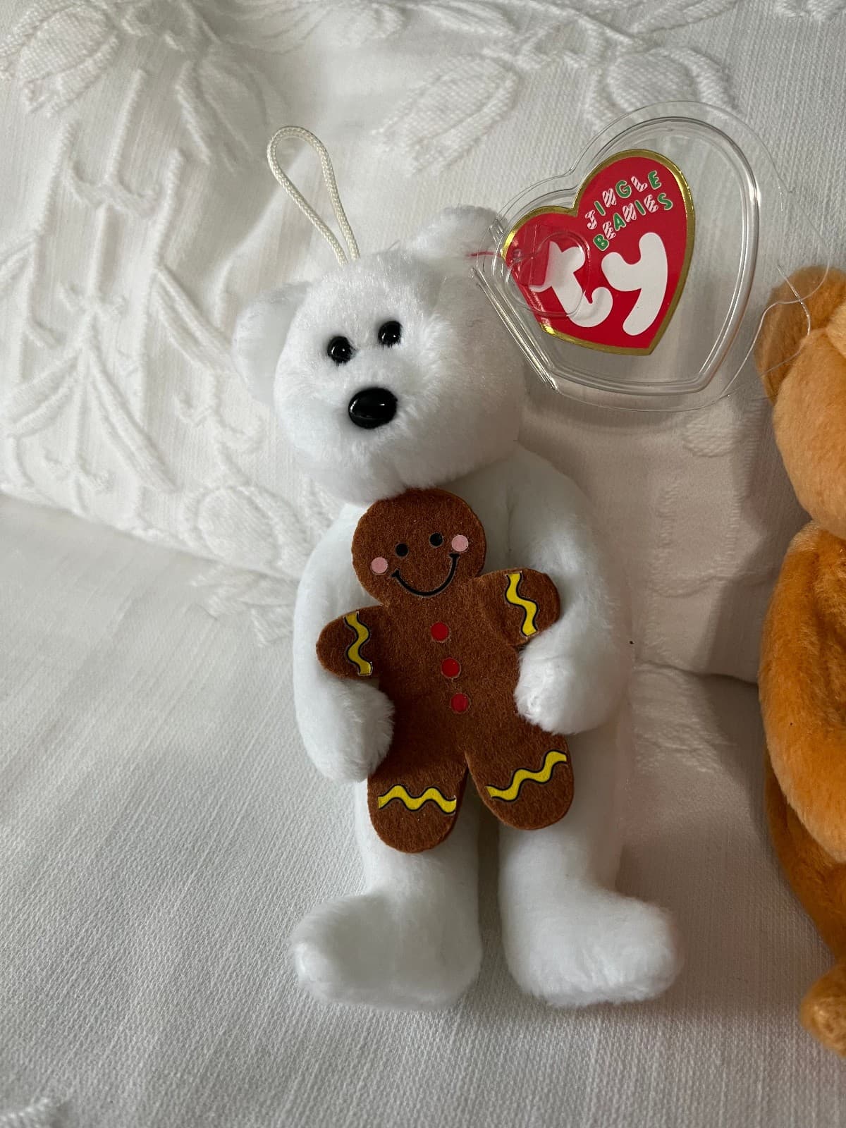 Ty Jingle Beanies Ornaments Christmas Bear Snowman 2005 Lot 5