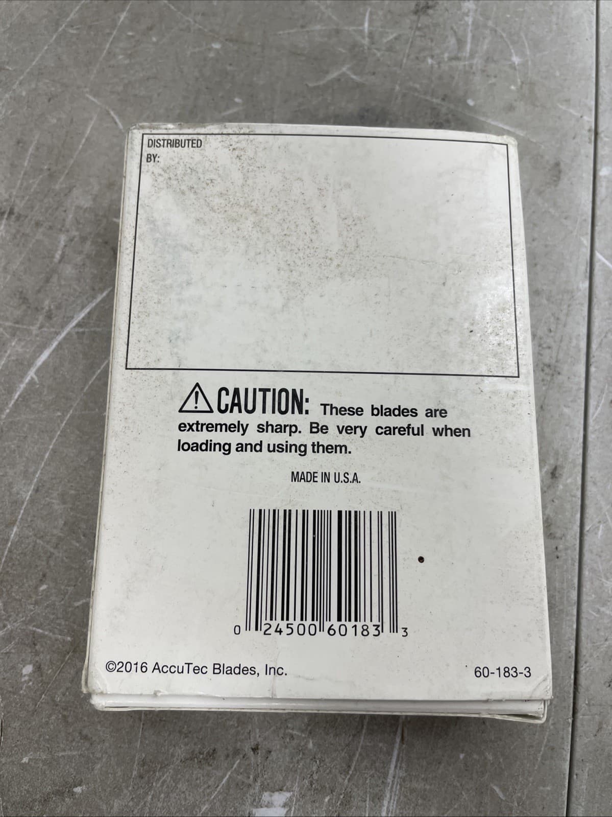 AccuTec Personna Blade, 60-0183, Poultry Blade, 2.875" - 48500 Case Of 150 3