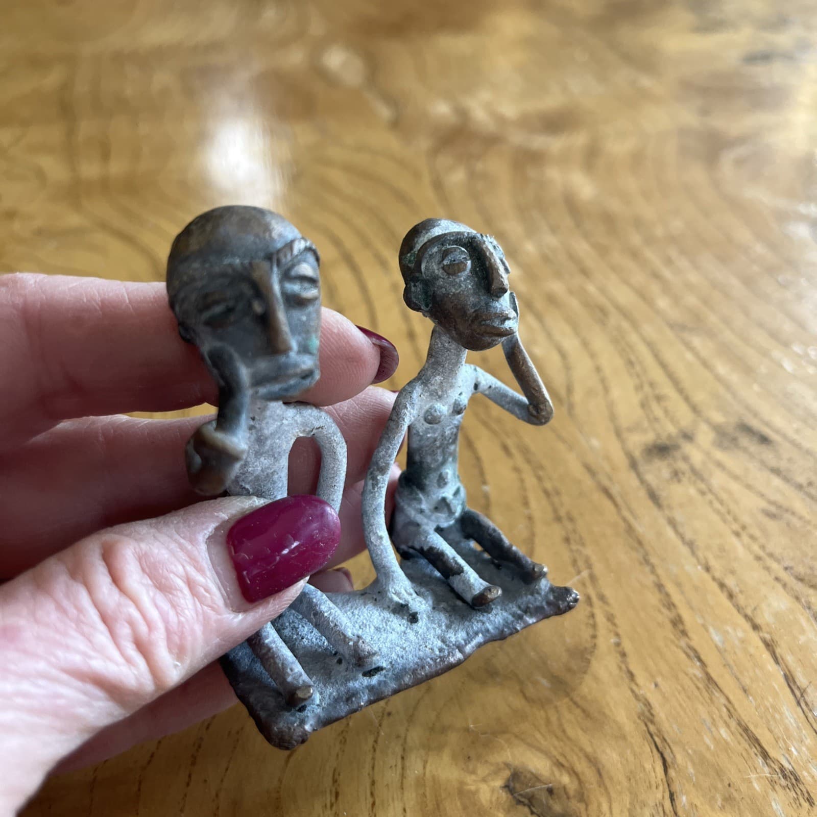 BRASS AFRICAN ASHANTI AKAN GOLD WEIGHT 1700-1900 AD Tribal No 32 5